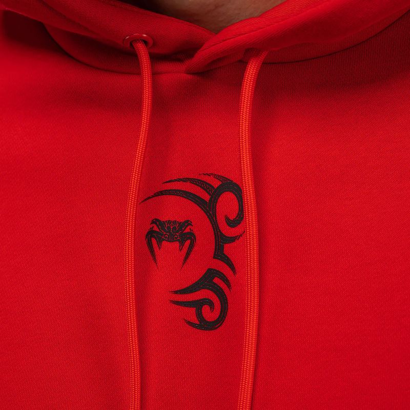 Bluza męska Venum x Mike Tyson Tiger Hoodie intense red/deep black 6