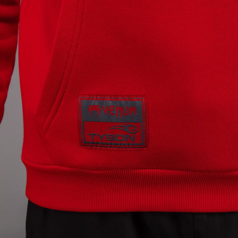 Bluza męska Venum x Mike Tyson Tiger Hoodie intense red/deep black 7