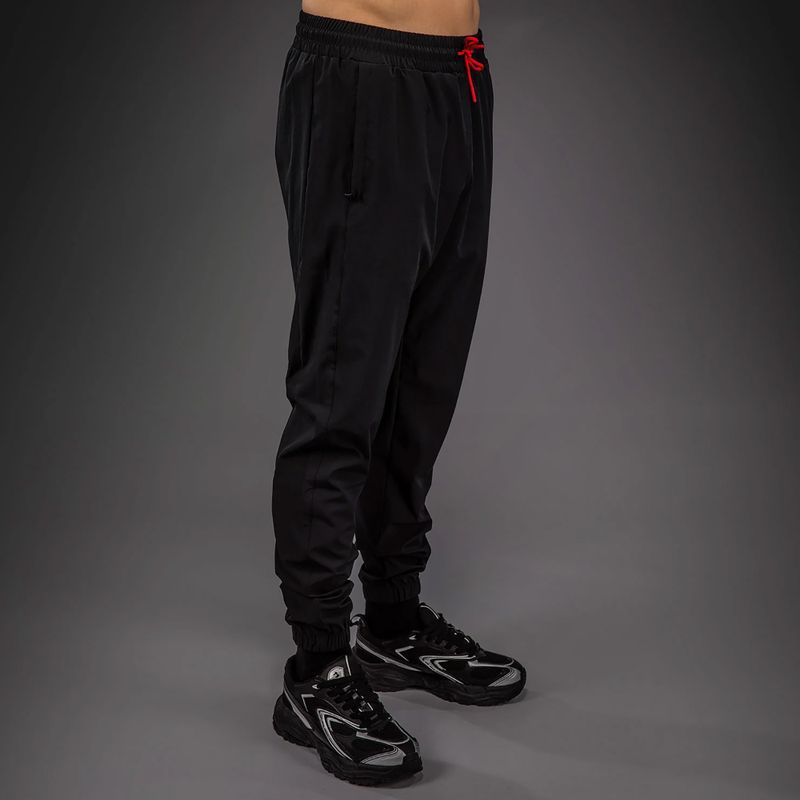 Spodnie treningowe męskie Venum x Mike Tyson Tiger Joggers deep black/intense red 4