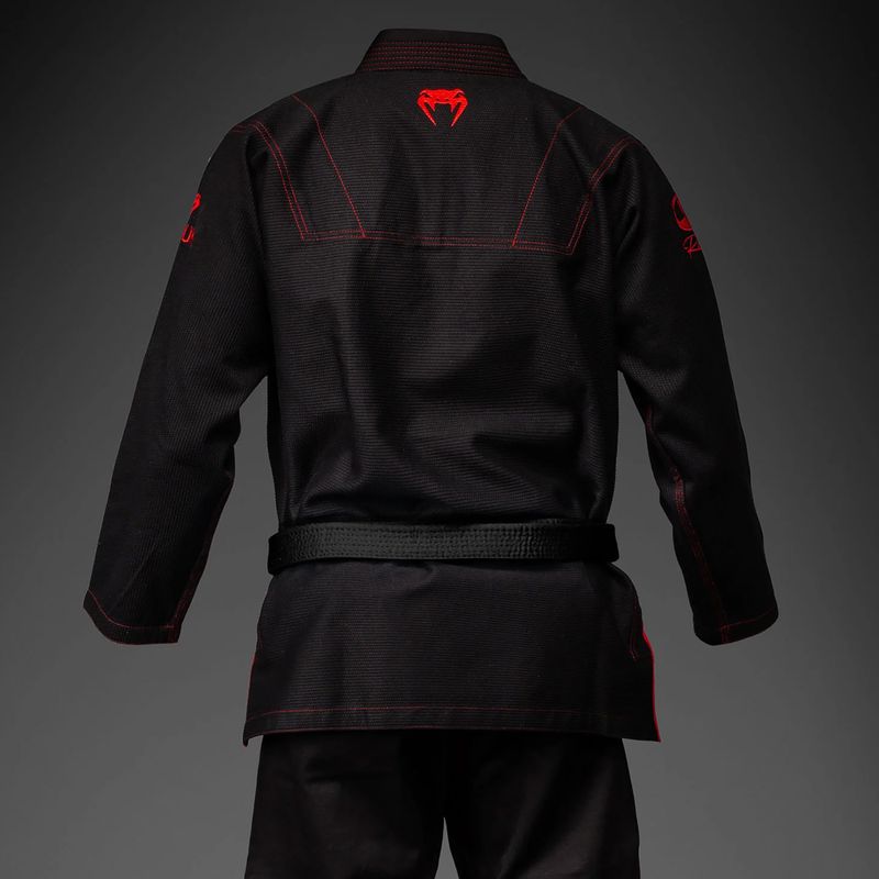 GI do brazylijskiego jiu-jitsu Venum Roger Gracie Academy BJJ black/red 4