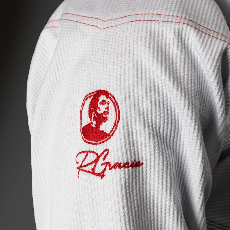 GI do brazylijskiego jiu-jitsu Venum Roger Gracie Academy BJJ white/red 7