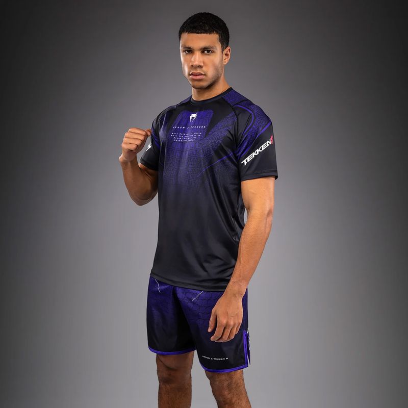 Koszulka treningowe męska Venum x TEKKEN 8 Kazuya Dry-Tech black/purple 4