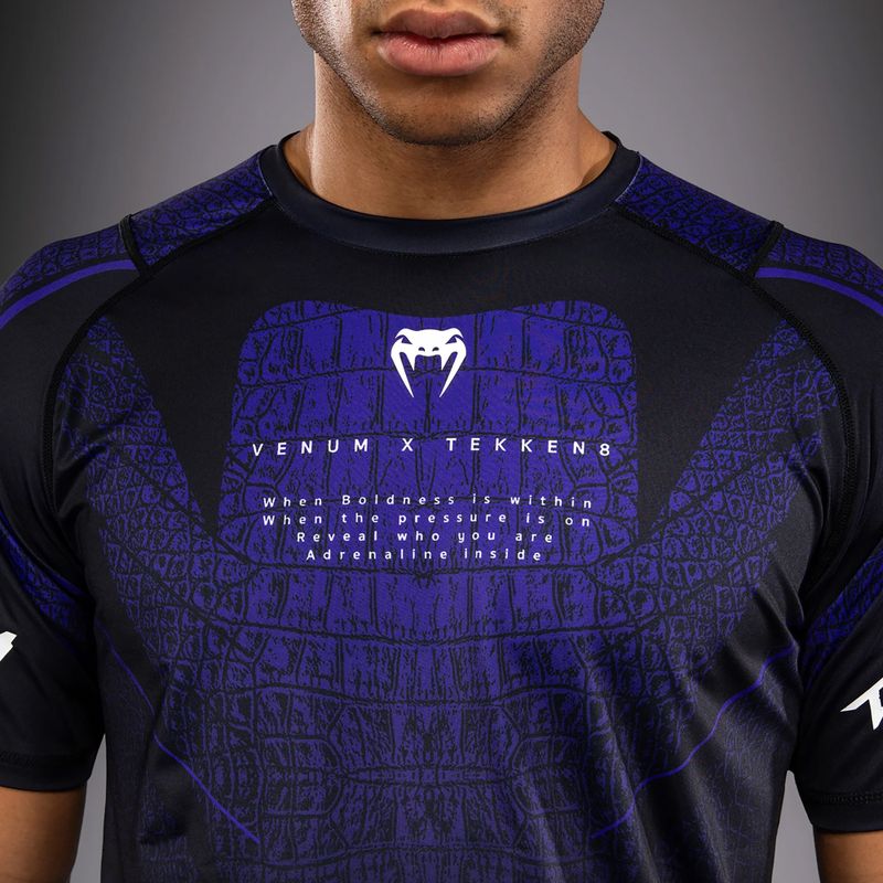 Koszulka treningowe męska Venum x TEKKEN 8 Kazuya Dry-Tech black/purple 5
