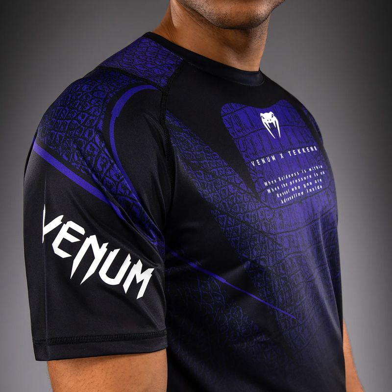 Koszulka treningowe męska Venum x TEKKEN 8 Kazuya Dry-Tech black/purple 7