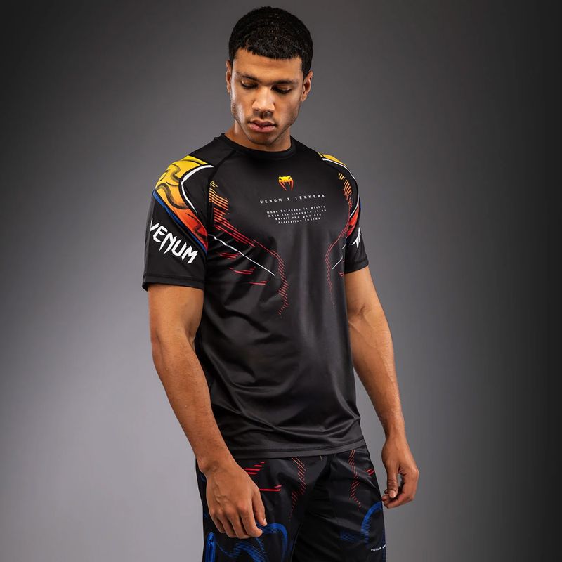 Koszulka treningowa męska Venum x TEKKEN 8 Yoshimitsu Dry-Tech black/orange 4
