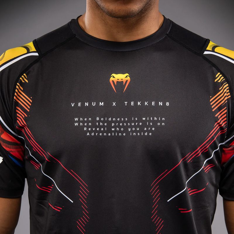 Koszulka treningowa męska Venum x TEKKEN 8 Yoshimitsu Dry-Tech black/orange 6