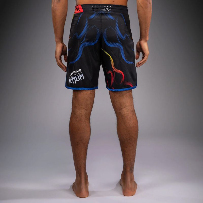 Spodenki treningowe męskie Venum x TEKKEN 8 Yoshimitsu Fight black/orange 2