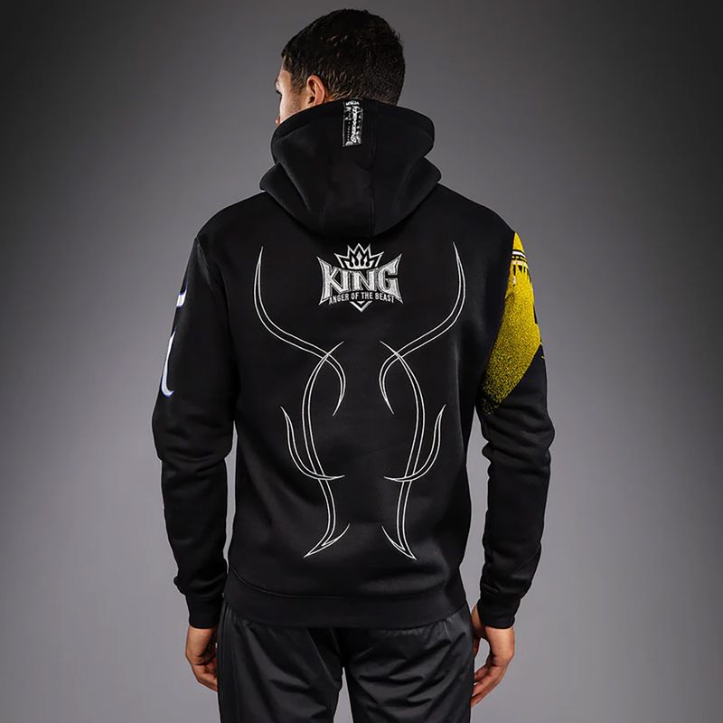 Bluza męska Venum x TEKKEN 8 King Pullover Hoodie black/yellow 3