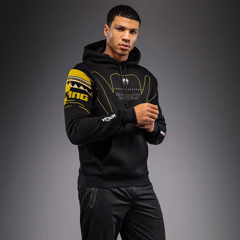 Bluza męska Venum x TEKKEN 8 King Pullover Hoodie black/yellow 4