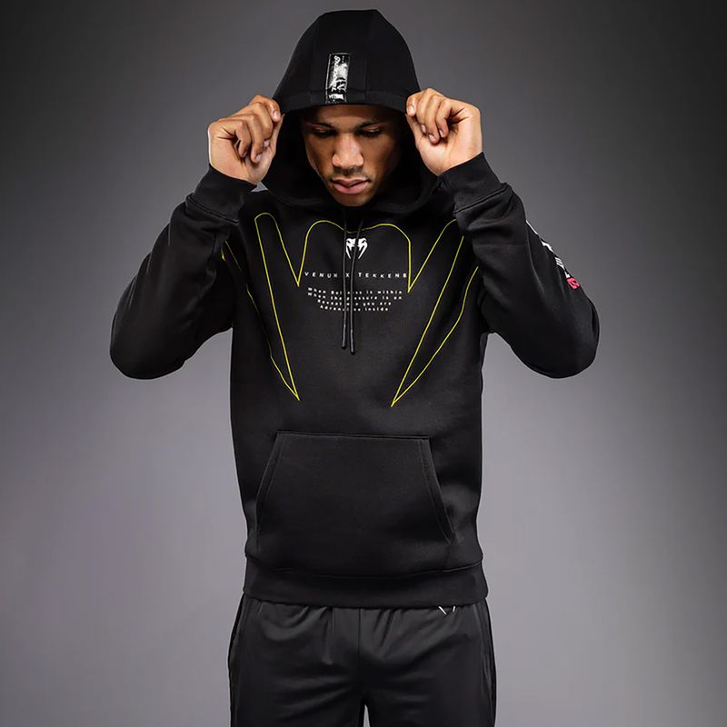 Bluza męska Venum x TEKKEN 8 King Pullover Hoodie black/yellow 5