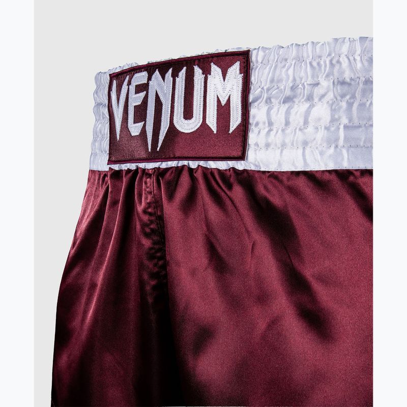 Spodenki treningowe męskie Venum Classic Muay Thai burgundy 5