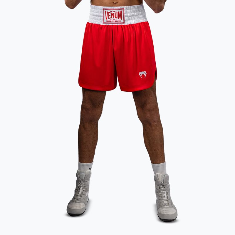 Spodenki treningowe męskie Venum Classic Boxing fire red