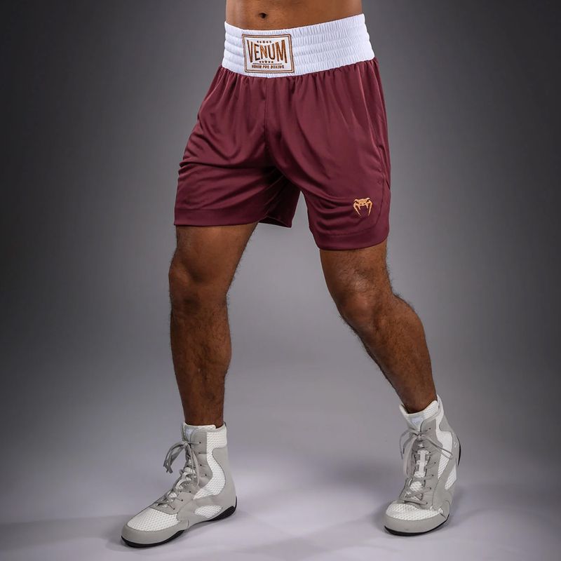 Spodenki treningowe męskie Venum Classic Boxing burgundy 4