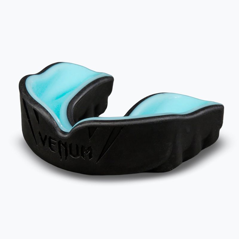 Ochraniacz szczęki pojedynczy Venum Challenger black/turquoise 3