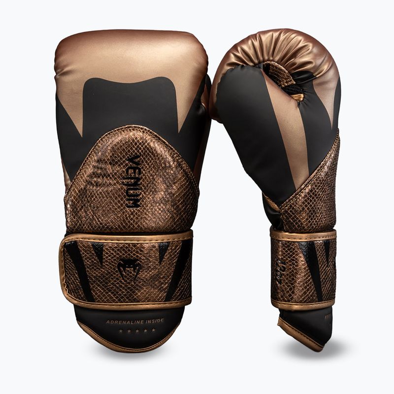 Rękawice bokserskie Venum Challenger 4.0 brown/black 2