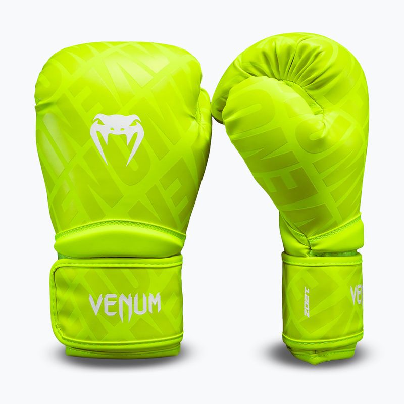 Rękawice bokserskie Venum Contender 1.5 XT 3D Boxing neon yellow 2