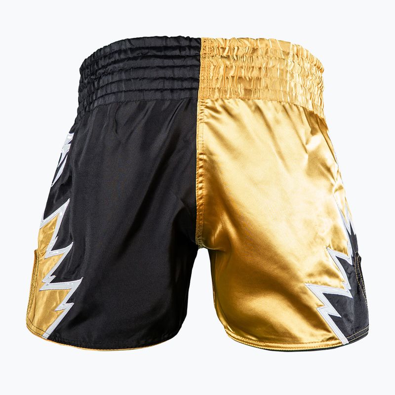 Spodenki treningowe męskie Venum Inferno 2.0 Muay Thai black/gold 2
