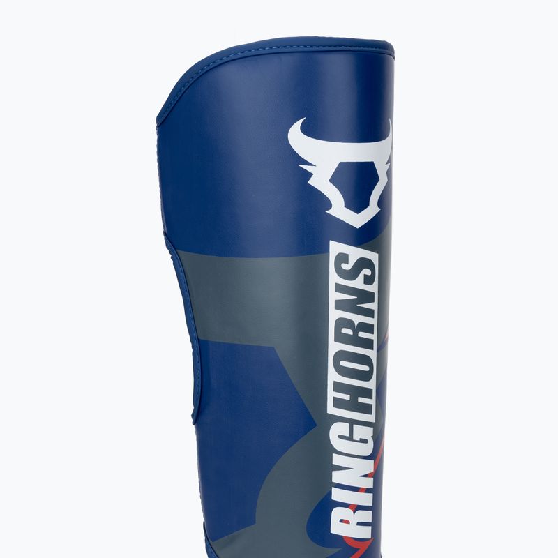 Ochraniacze piszczeli i stóp Venum Ringhorns Charger Shin navy blue/red 6