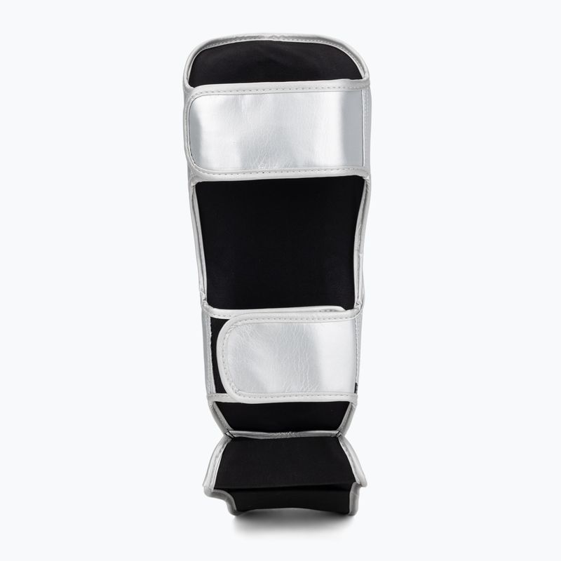 Ochraniacze piszczeli i stóp Venum Ringhorns Charger Shin silver/black 5