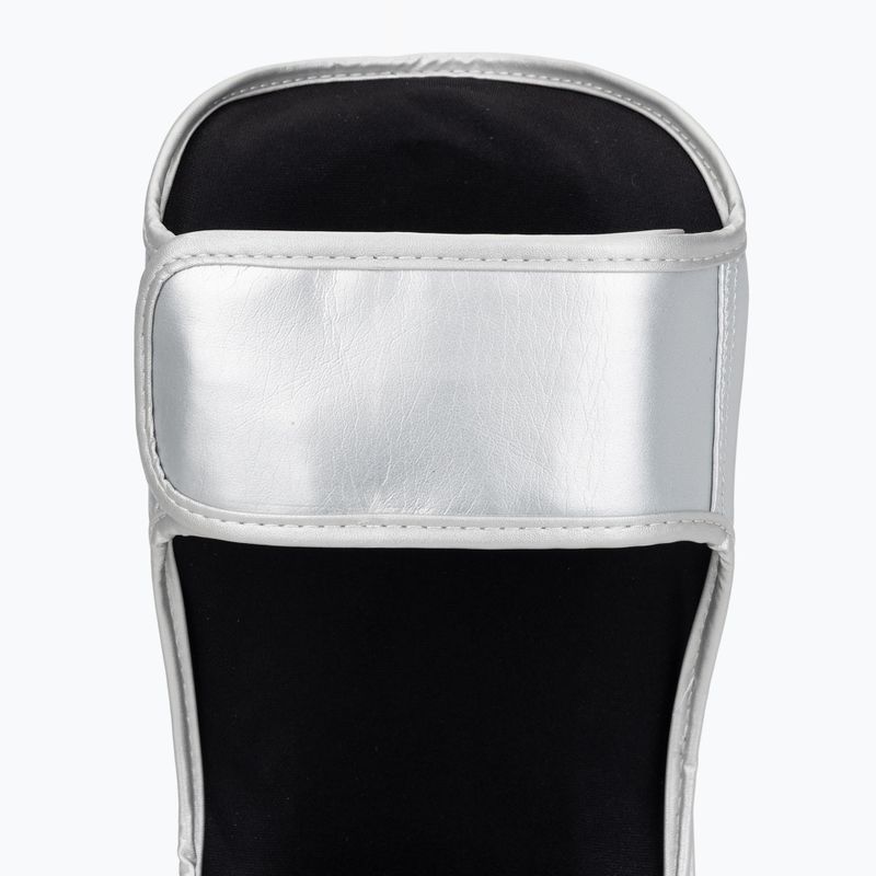Ochraniacze piszczeli i stóp Venum Ringhorns Charger Shin silver/black 7