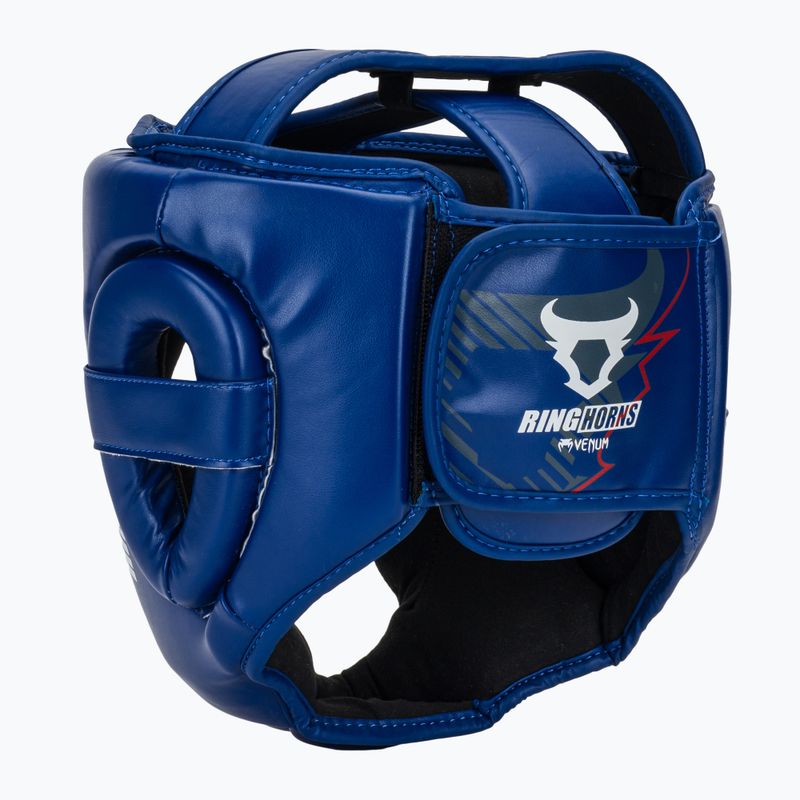 Kask bokserski Venum Ringhorns Charger Headgear navy blue/red 3