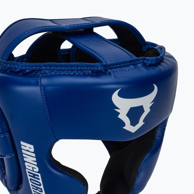 Kask bokserski Venum Ringhorns Charger Headgear navy blue/red 4
