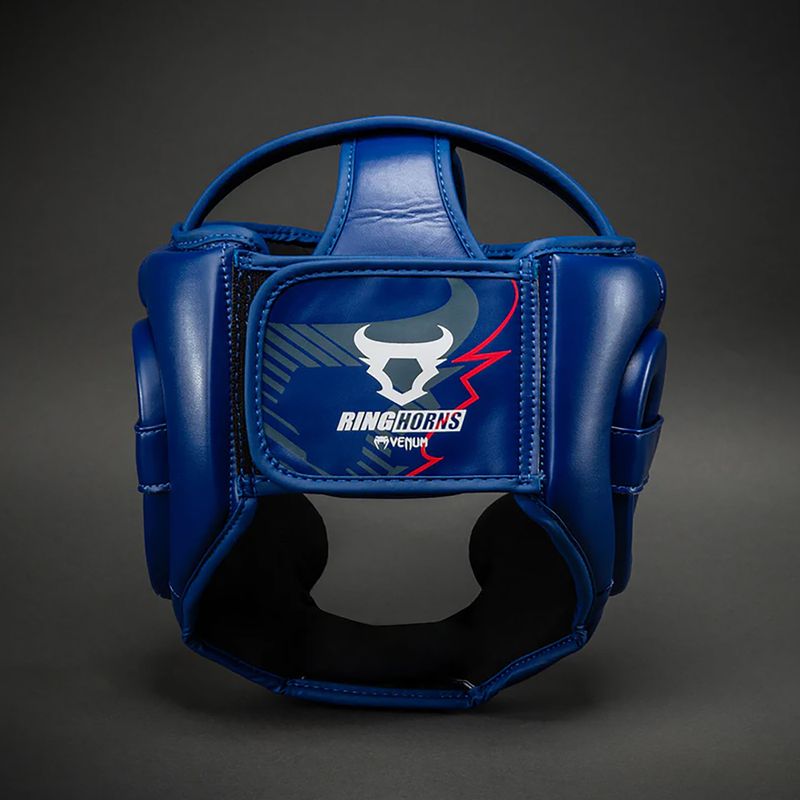 Kask bokserski Venum Ringhorns Charger Headgear navy blue/red 3