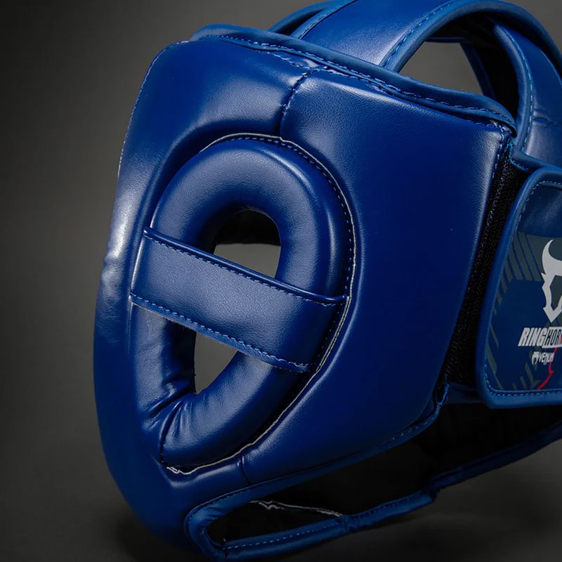 Kask bokserski Venum Ringhorns Charger Headgear navy blue/red 6