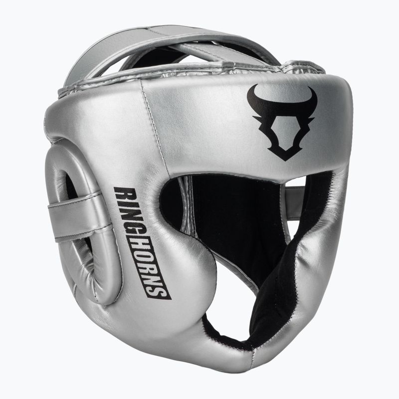Kask bokserski Venum Ringhorns Charger Headgear silver/black