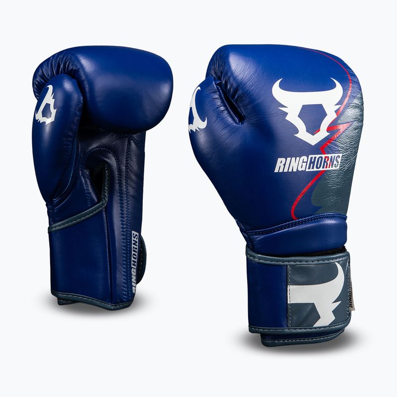 Rękawice bokserskie Venum Ringhorns Charger Boxing navy blue/red 2