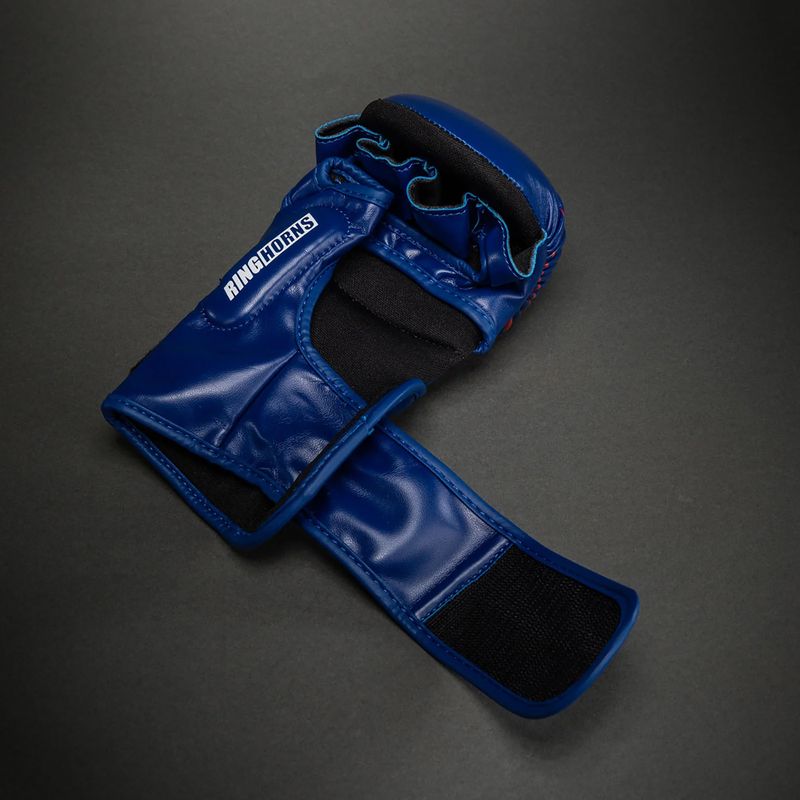 Rękawice sparingowe Venum Ringhorns Charger navy blue/red 4