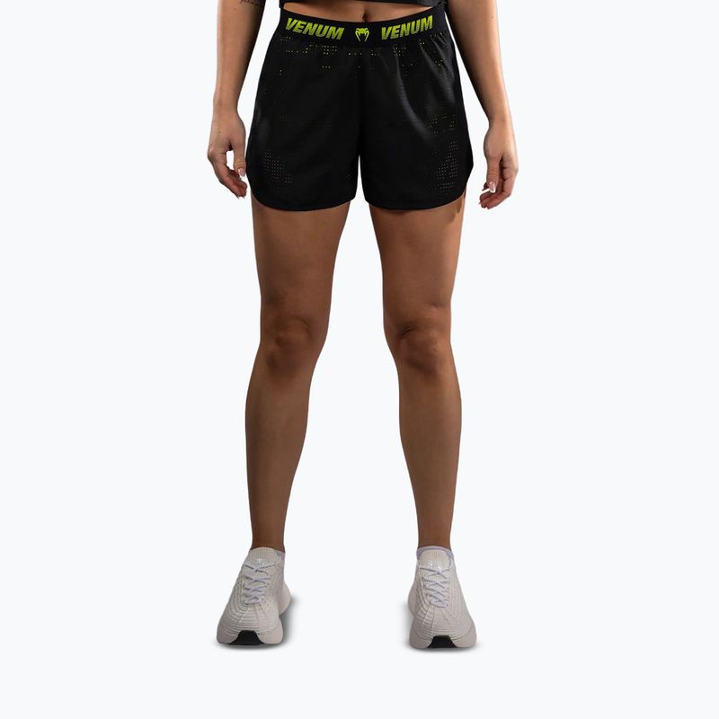 Spodenki treningowe damskie Venum Lazer black/yellow