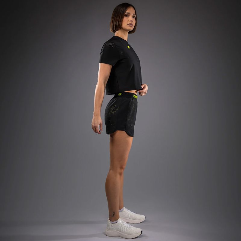 Spodenki treningowe damskie Venum Lazer black/yellow 2