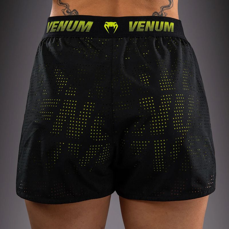 Spodenki treningowe damskie Venum Lazer black/yellow 6