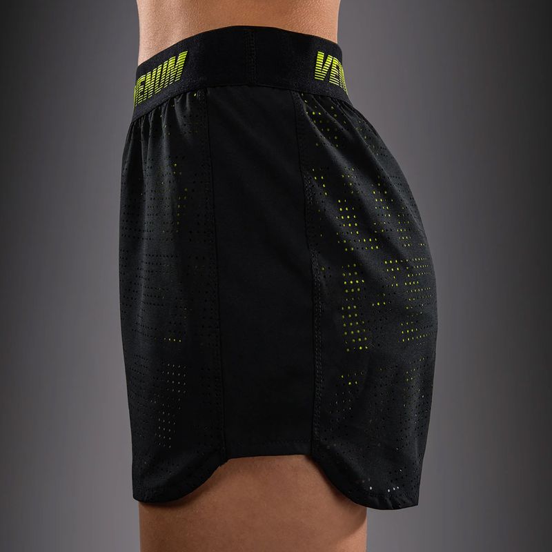 Spodenki treningowe damskie Venum Lazer black/yellow 7