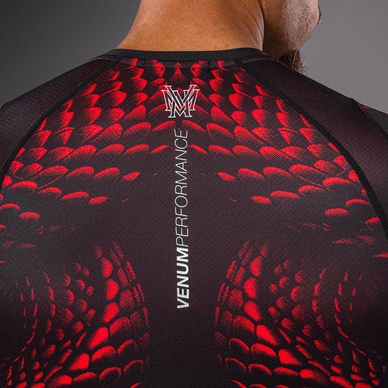 Rashguard męski Venum Matupa Short Sleeve black/red/silver 5