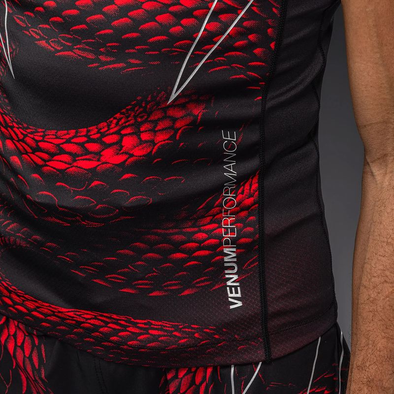 Rashguard męski Venum Matupa Short Sleeve black/red/silver 6