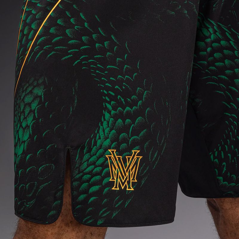 Spodenki treningowe męskie Venum Matupa Fightshorts black/green/gold 6