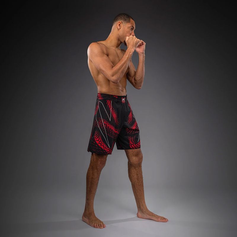 Spodenki treningowe męskie Venum Matupa Fightshorts black/red/silver 2