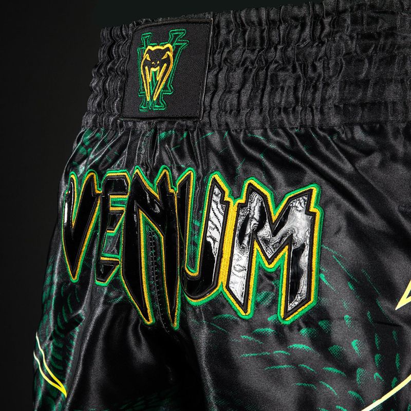 Spodenki treningowe męskie Venum Matupa Muay Thai black/green/gold 5