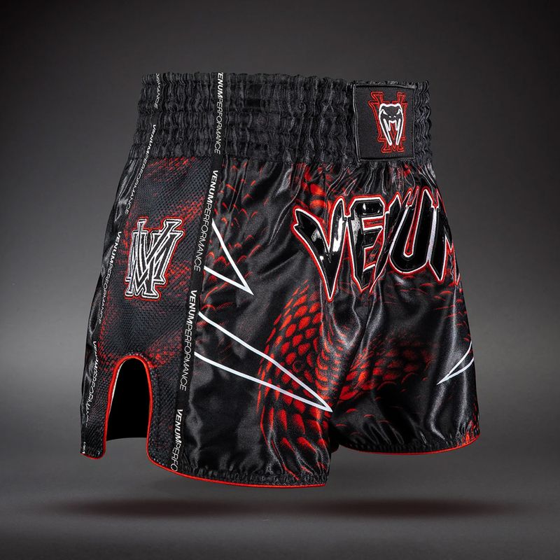 Spodenki treningowe męskie Venum Matupa Muay Thai black/red/silver 3