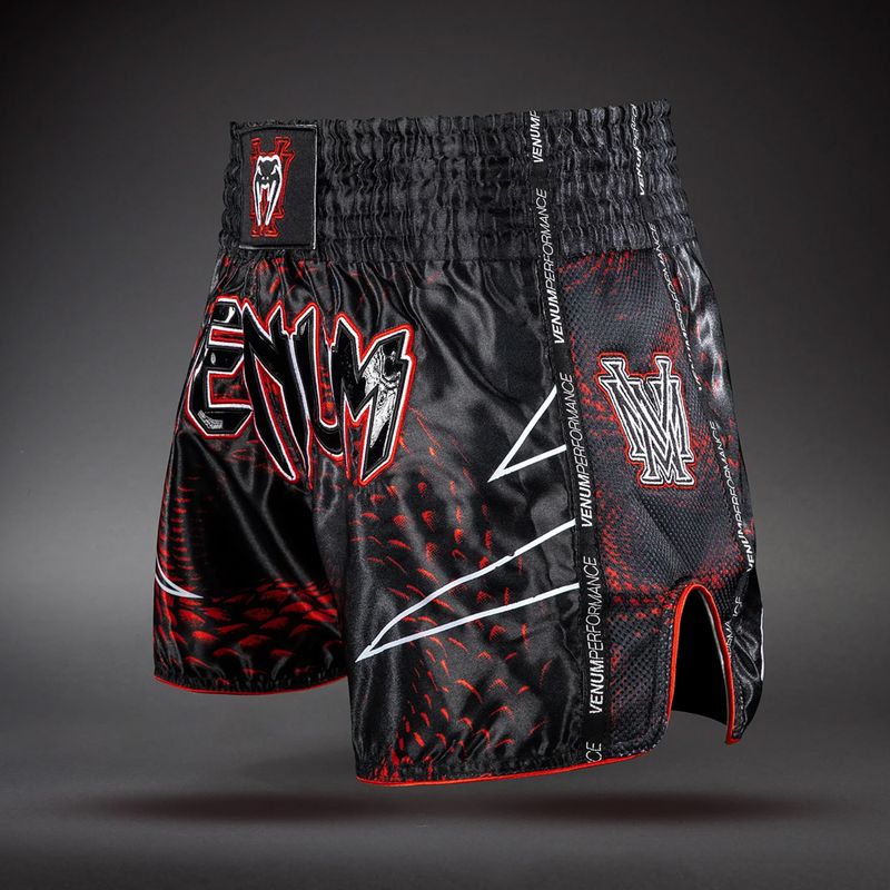 Spodenki treningowe męskie Venum Matupa Muay Thai black/red/silver 4