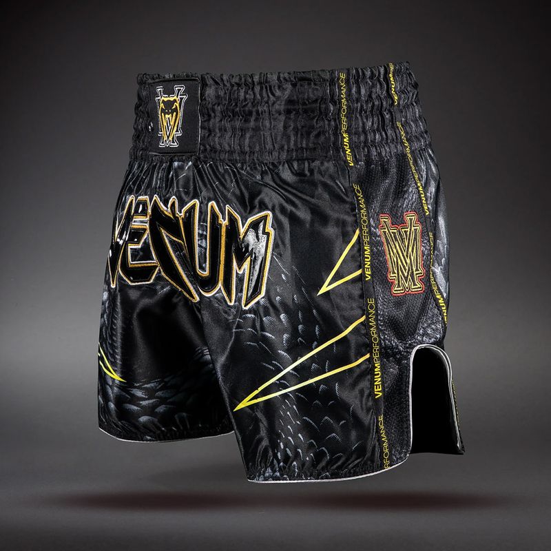 Spodenki treningowe męskie Venum Matupa Muay Thai black/grey/gold 3