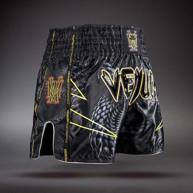 Spodenki treningowe męskie Venum Matupa Muay Thai black/grey/gold 4