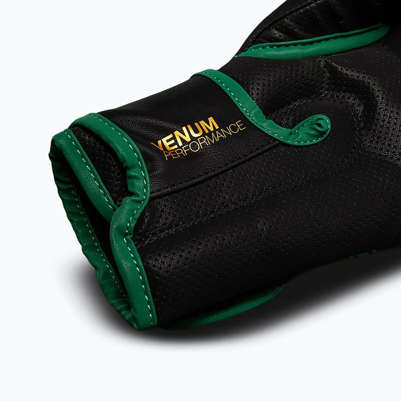 Rękawice bokserskie Venum Matupa Boxing black/green/gold 5