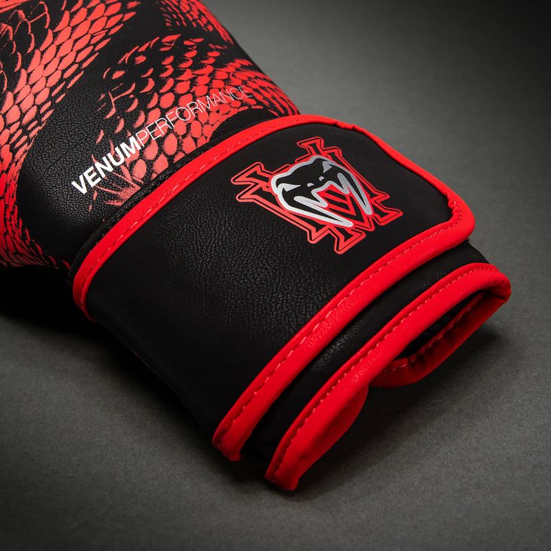 Rękawice bokserskie Venum Matupa Boxing black/red/silver 4