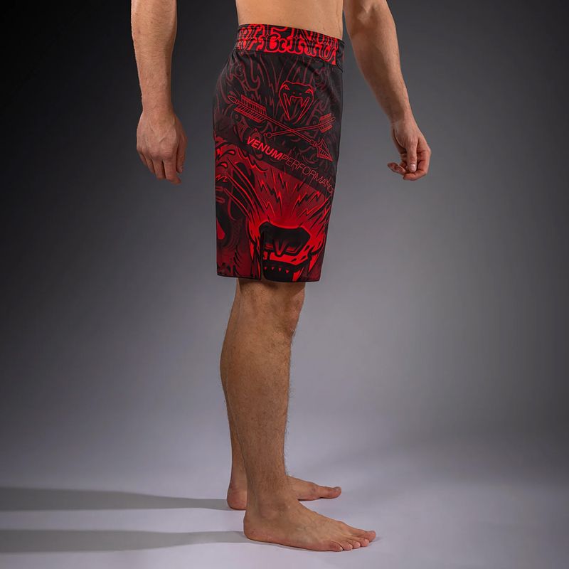 Spodenki treningowe męskie Venum Wolf Atak Fightshorts black/red 5