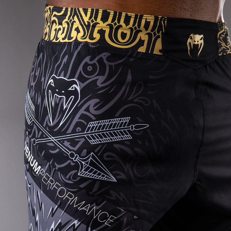 Spodenki treningowe męskie Venum Wolf Atak Fightshorts black/grey 6
