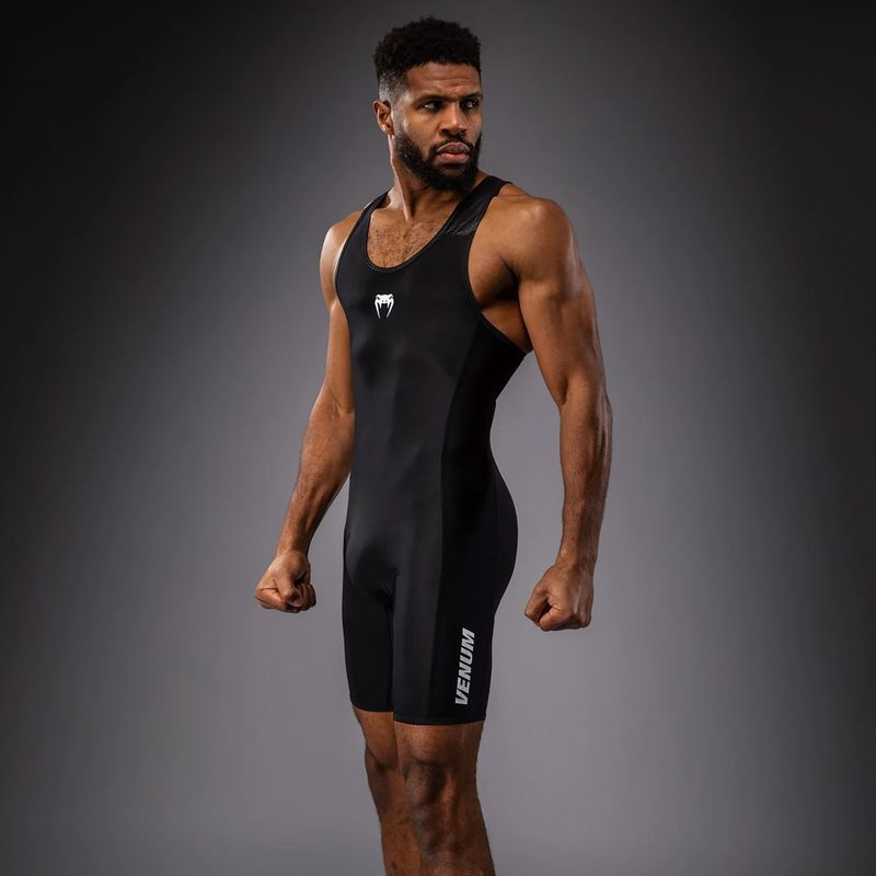 Kombinezon męski Venum Challenger Wrestling Singlet black 3