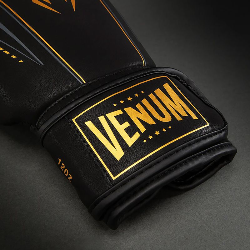 Rękawice bokserskie Venum Streamline Boxing black/gold 3